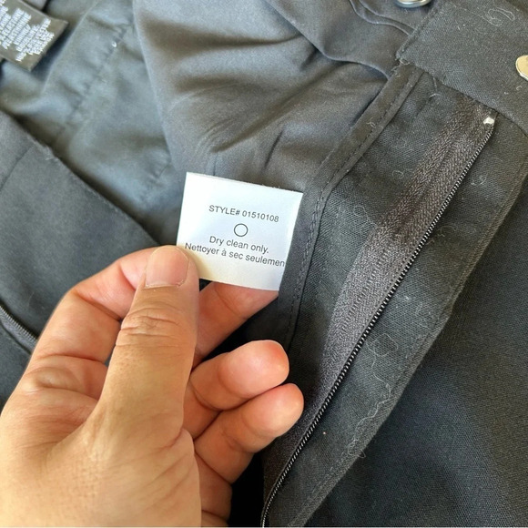 Club Monaco Wool Blend Straight Leg Trouser Smart Pants Made in Canada - Picture 10 of 13